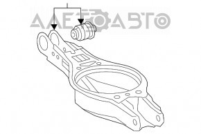 Рычаг нижний под пружину задний правый Toyota Camry v70 18-