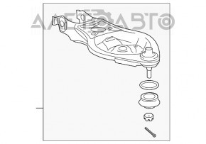 Pârghie arc stânga jos Toyota Sequoia 08-16 nou original OEM