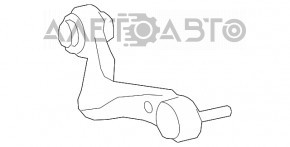 Maneta superioară spate dreapta din spate pentru Lexus LS460 LS600h 07-12, nou, original OEM