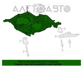 Bara de protecție față pentru Jeep Grand Cherokee WK2 16-