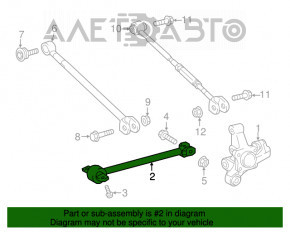 Maneta longitudinală spate dreapta pentru Lexus ES300h ES350 13-18, nouă, originală OEM