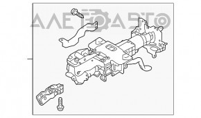 Coloana de direcție Infiniti Q50 14-19 fără control adaptiv.