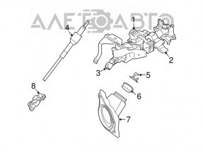 Coloană de direcție Infiniti G25 G35 G37 4d 06-14