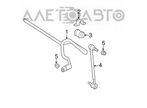 Стабилизатор передний Toyota Camry v40 OEM