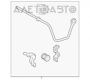 Stabilizator spate Toyota Solara 2.4 04-08