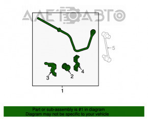 Stabilizator spate Toyota Solara 2.4 04-08