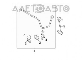 Stabilizator spate Toyota Solara 2.4 04-08