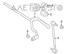 Biela stabilizator spate dreapta Toyota Camry v40 2.4 nou original OEM