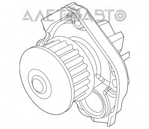 Помпа водяная Fiat 500 12-13