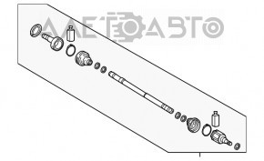 Ax cu came spate dreapta Hyundai Tucson 16-20