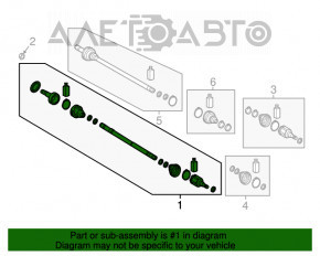 Ax cu came spate dreapta Hyundai Tucson 16-20