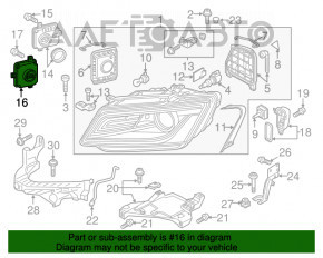 Блок LED Audi A4 B8 13-16 рест