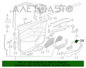 Controlul oglinzilor Audi A5 F5 17-19 5D pliere automată, încălzire