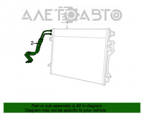 Tuburile de răcire a transmisiei automate Dodge Grand Caravan 11-20