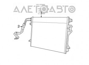 Tuburile de răcire a transmisiei automate Dodge Grand Caravan 11-20