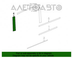 Capac usa laterala spate stanga Dodge Grand Caravan 11-20.