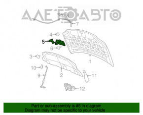 Capota de blocare a capotei Dodge Grand Caravan 11-20