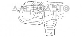 MAP sensor Chrysler 200 11-14