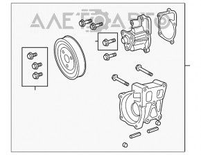 Pompa de apă Chrysler 200 11-14 2.4