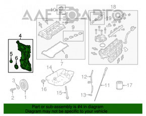 Capota motorului din față Dodge Dart 13-16 2.4