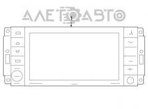 Sistem audio radio cu afișaj pentru Jeep Patriot 11-17