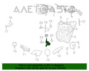 Buclea ușii din spate dreapta inferioară Dodge Journey 11-