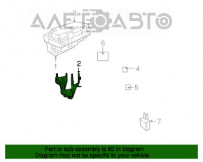 Suportul blocului de siguranțe Dodge Grand Caravan 11-20