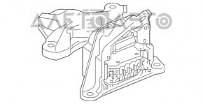 Pernele motorului stânga Honda Accord 18-22 2.0T