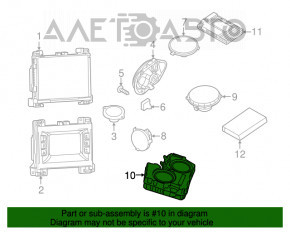 Subwoofer Dodge Challenger 15-19 restituire