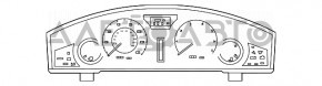 Panoul de instrumente Dodge Charger 15-20 restilizat 140 mph