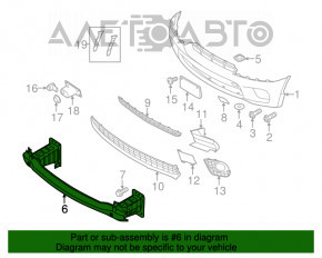 Amplificatorul de bara fata pentru BMW X5 E70 11-13 restul