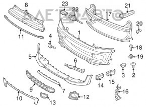 Deflector radiator dreapta Mini Cooper F56 3d 14-