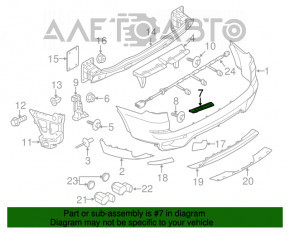 Suport de montare a barei spate stânga BMW X5 E70 07-13