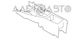 Консоль центральная подлокотник и подстаканники BMW X5 E70 07-13