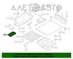 Tava portbagajului mica BMW 3 F30 12-18