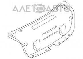 Capacul portbagajului BMW 3 F30 4d 12-18 negru