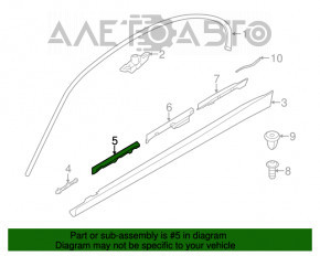 Suport prag stânga față BMW 3 F30 12-18