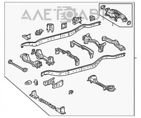Рама кузова Toyota Sequoia 08-16