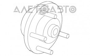 Rulment roată spate stânga Jeep Compass 11-16 FWD