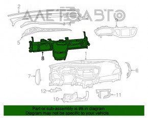 Tubul de subtorpilor pentru Dodge Dart 13-16