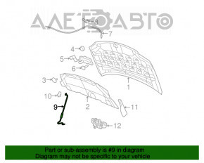 Suport de capot pentru Dodge Grand Caravan 11-20