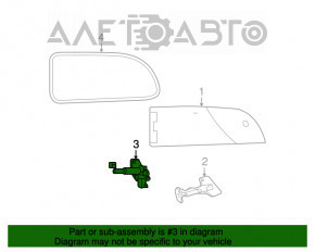 Blocare fereastră spate stânga Dodge Grand Caravan 11-20