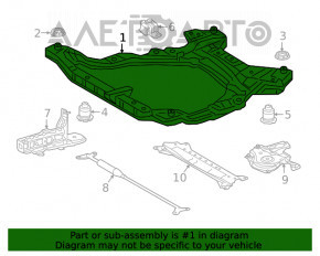 Подрамник передний Toyota Camry v70 18-