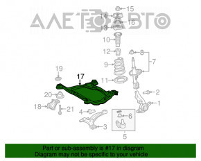 Bara de protecție față Toyota Sienna 11-14 FWD