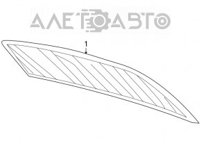 Стекло заднее Dodge Challenger 09-14