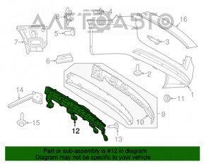 Suport bara spate centrală Dodge Grand Caravan 11-20