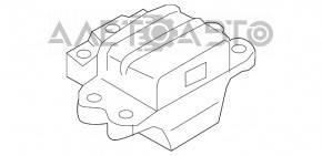 Pernele motorului stânga VW CC 08-17 nou, neoriginal