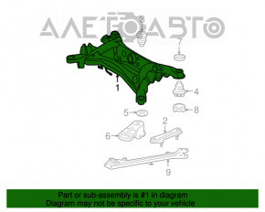 Bara spate pentru Lexus IS250 IS300 IS350 06-13