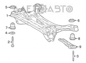 Bara spate pentru Toyota Camry v70 18-