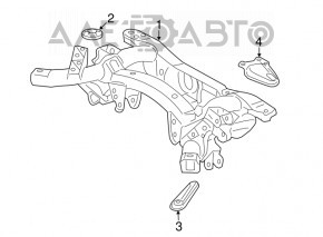 Bara spate Toyota Rav4 13-18 AWD